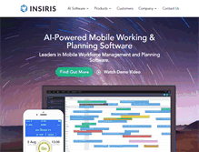 Tablet Screenshot of insiris.com